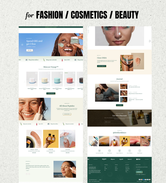Pose Shopify Theme – Elegant, Modern & High-Converting Design for Cosmetics and Skincare Brands