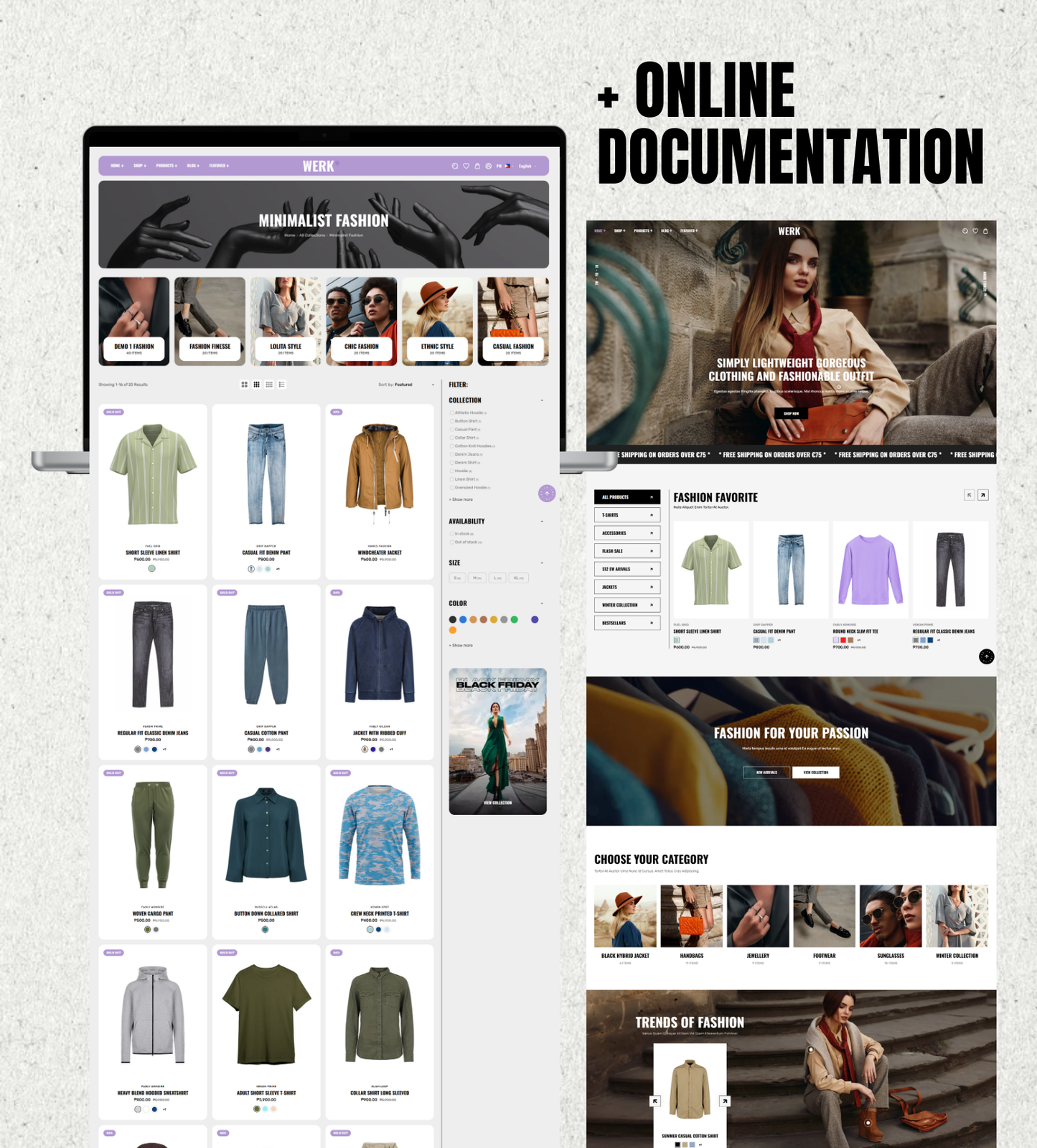 Werk – Modern Shopify Theme for Jewelry Stores - Dark Toned Beauty, Fashion, Jewelry Design for Shopify Themes