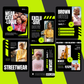 Premium Fashion Promo Instagram Carousel – Niche specific for Growth & Sales, Instagram Templates, Instagram Post, Facebook Post, Facebook Templates