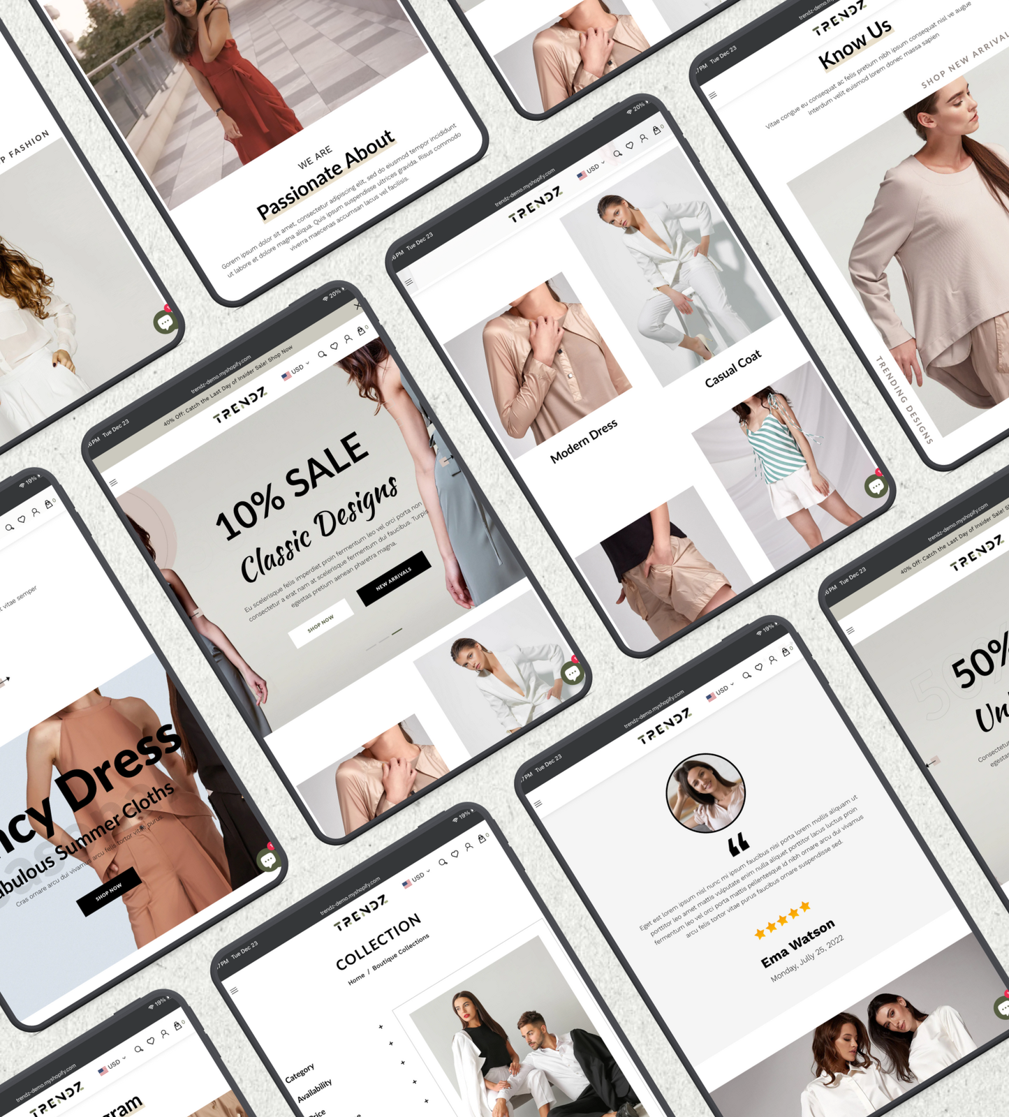 Trendz Shopify Theme – Trend-Driven, Modern Design for Boutique, Fashion & Beauty Stores