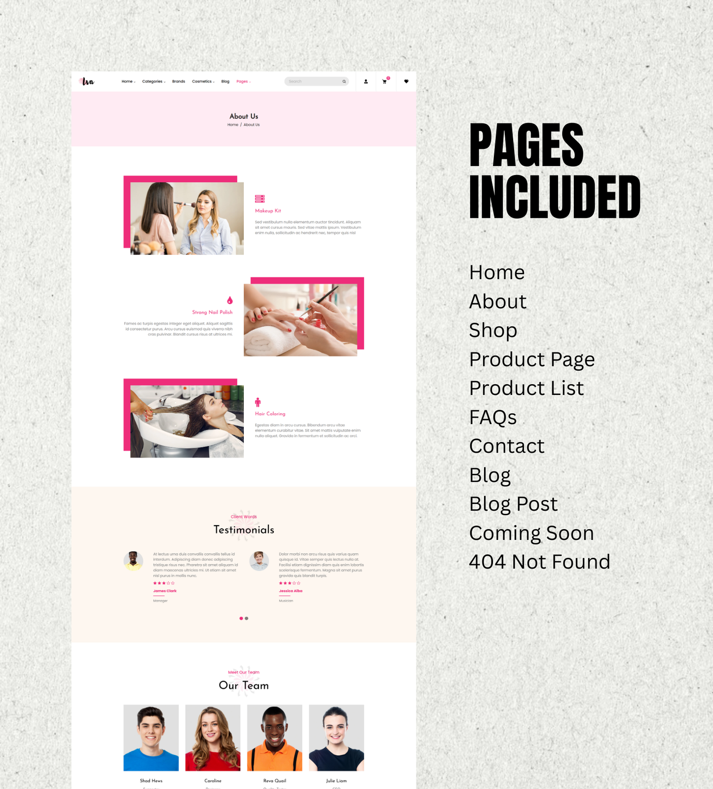 Iva Shopify Theme – Clean, Modern & Conversion-Focused Design for Cosmetics Stores