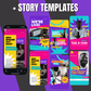 Podtalk Podcast Instagram Post + Story Templates – Niche specific for Growth & Sales, Instagram Templates, Instagram Post, Facebook Post, Facebook Templates