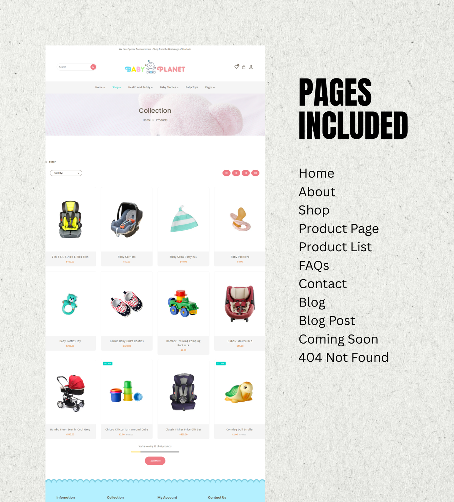 Baby & Kids Shopify Theme – Fun, Safe & Playful Design for Kids, Baby, Toy & Education Stores