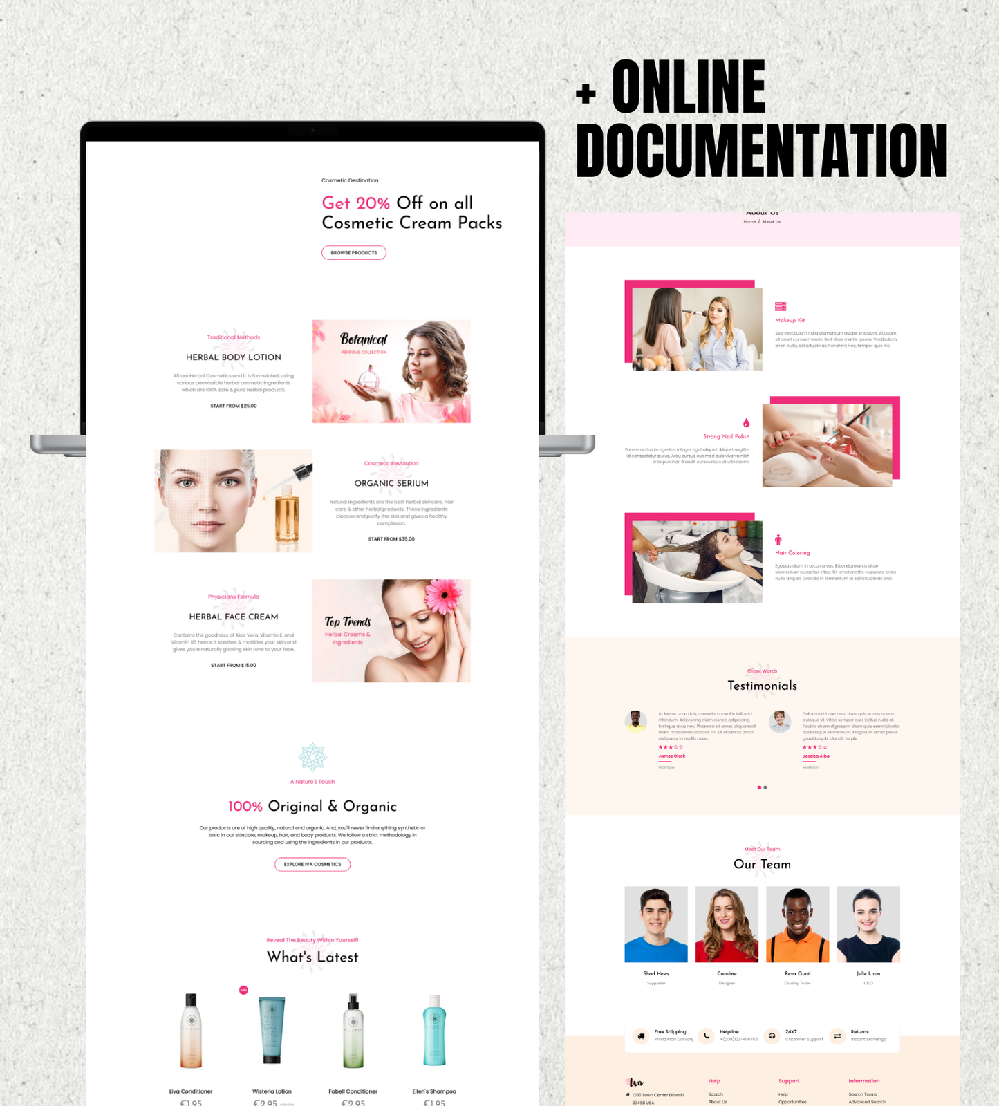 Iva Shopify Theme – Clean, Modern & Conversion-Focused Design for Cosmetics Stores
