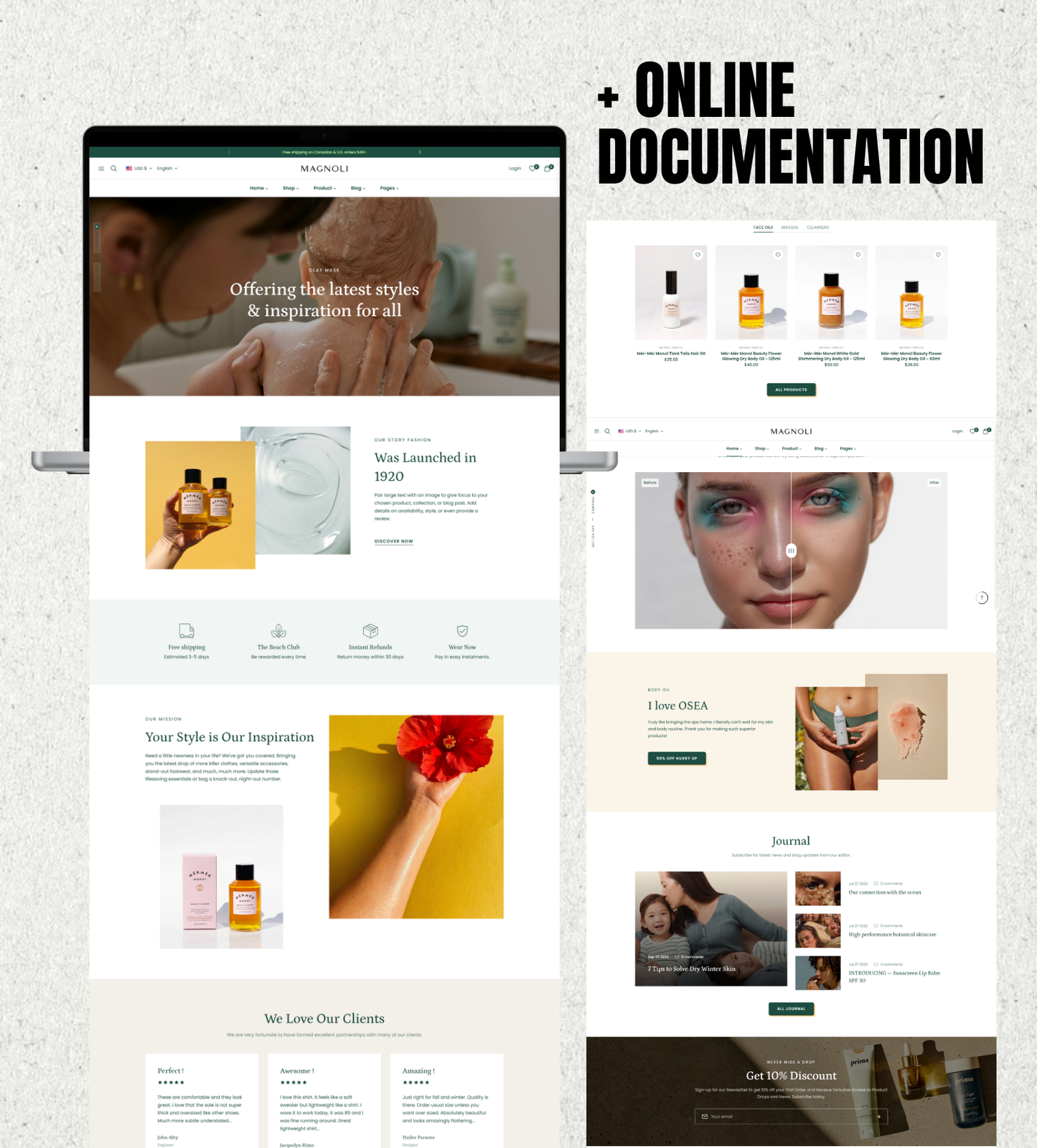 Pose Shopify Theme – Elegant, Modern & High-Converting Design for Cosmetics and Skincare Brands