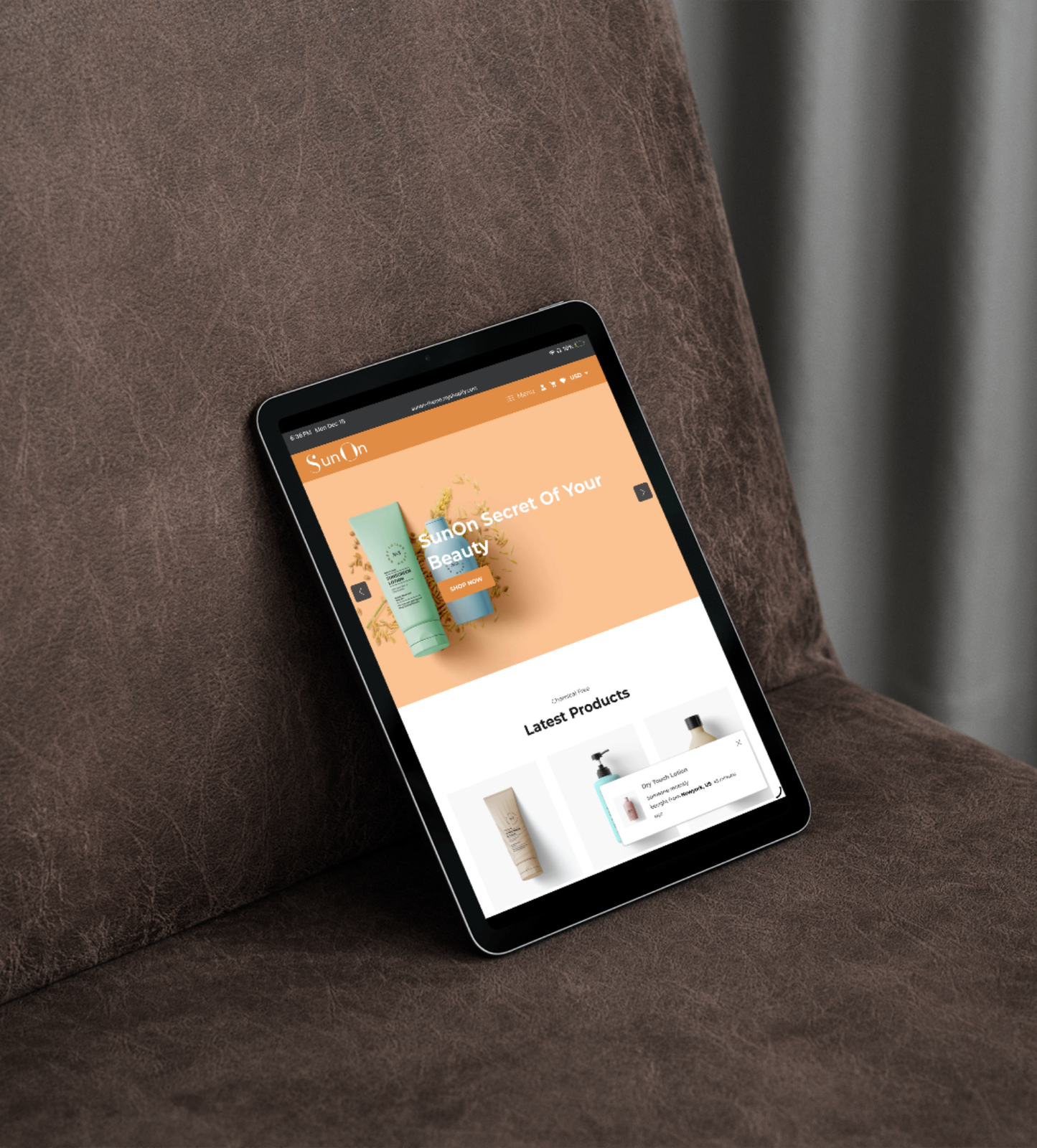 SunOn Shopify Theme – Clean, Warm & Conversion-Focused Design for Beauty, Cosmetics & Wellness Brands
