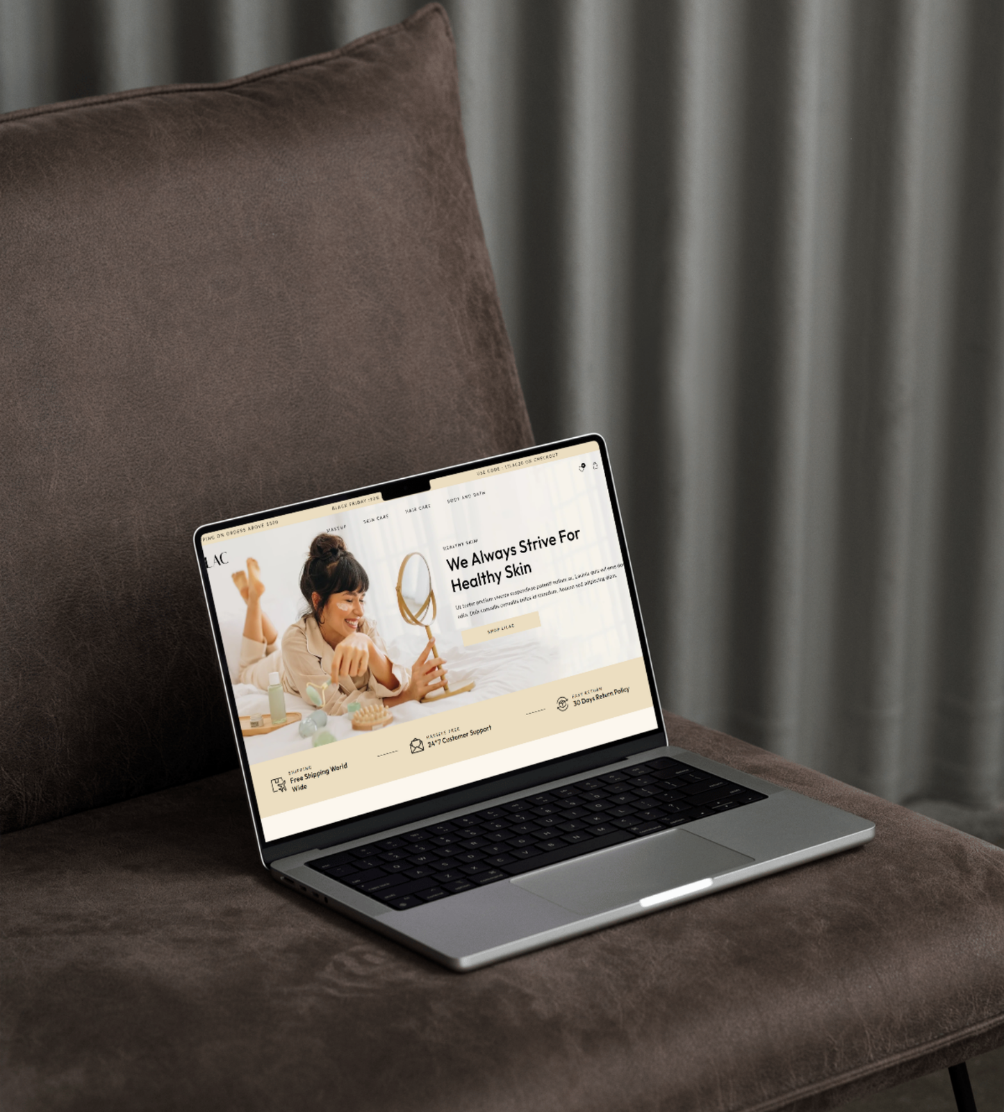 Lilac Shopify Theme – Clean, Warm & Conversion-Focused Design for Beauty, Cosmetics & Wellness Brands