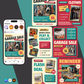 Garage Sale Fashion Promo Instagram Post + Story Templates – Niche specific for Growth & Sales, Instagram Templates, Instagram Post, Facebook Post, Facebook Templates